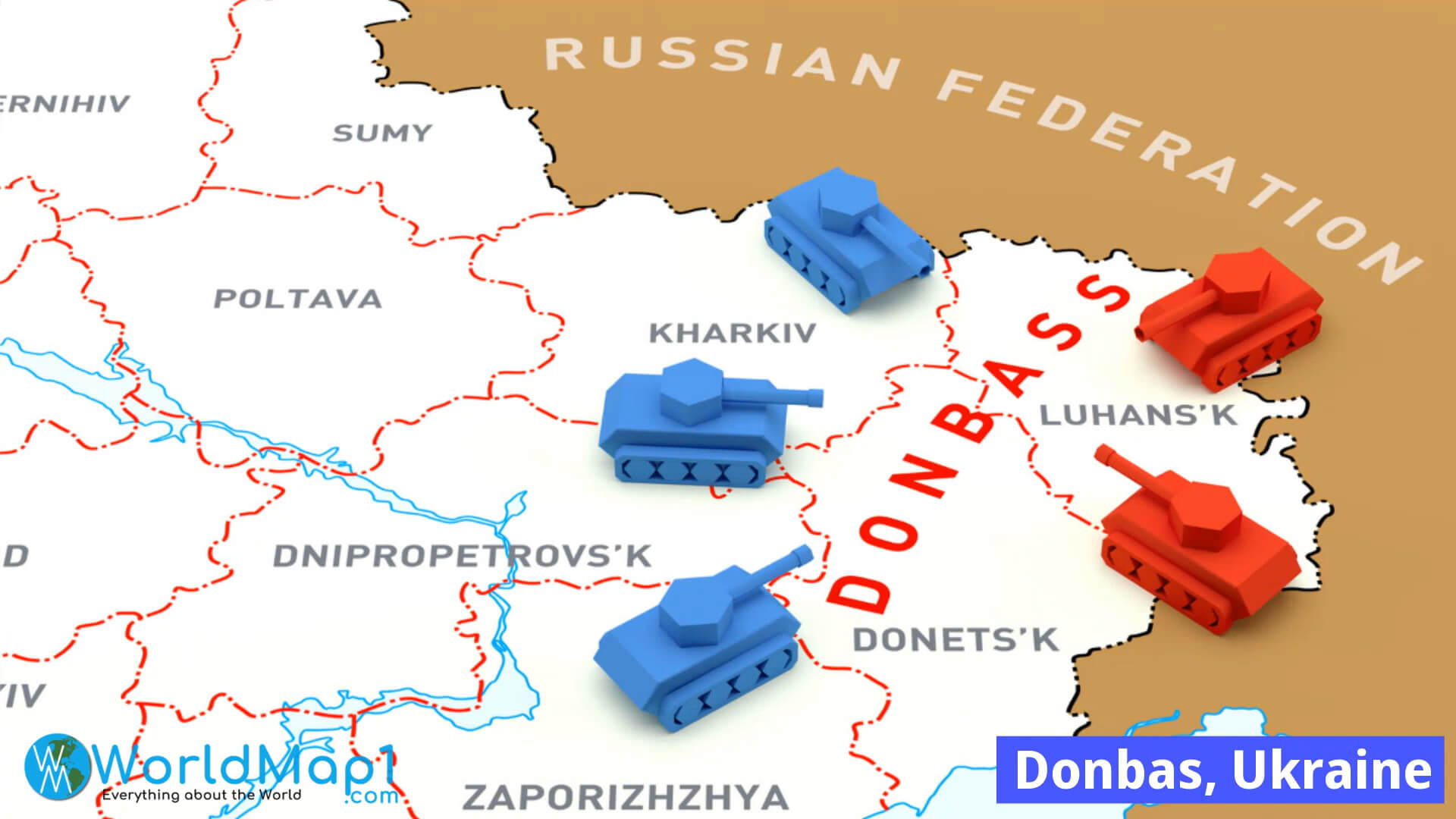 Ukrayna'daki Donbas Bölgesi